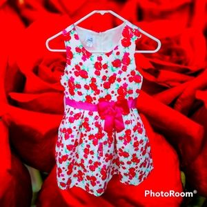 NWOT Special Editions Red Rose Dress
